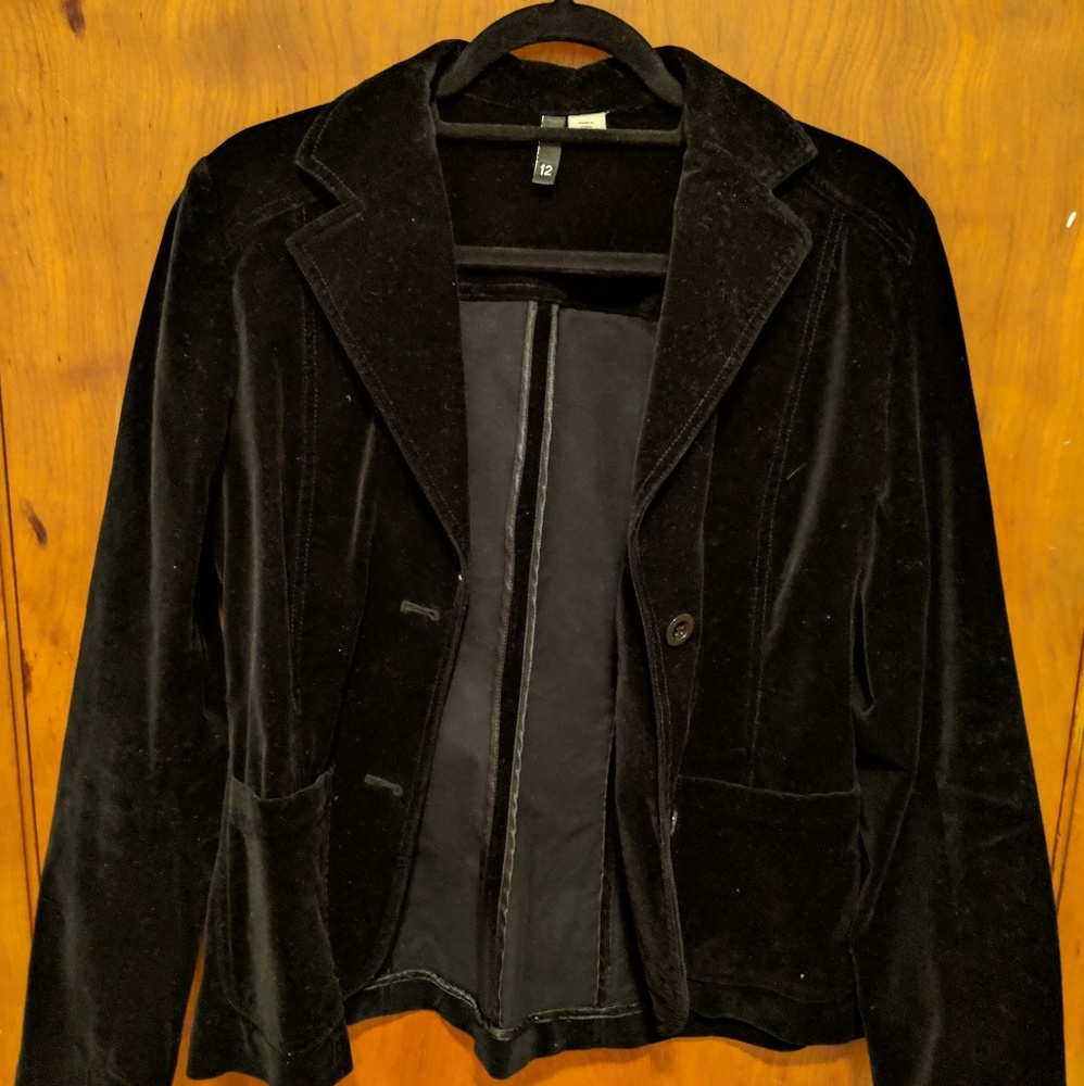 Black Suade Blazer